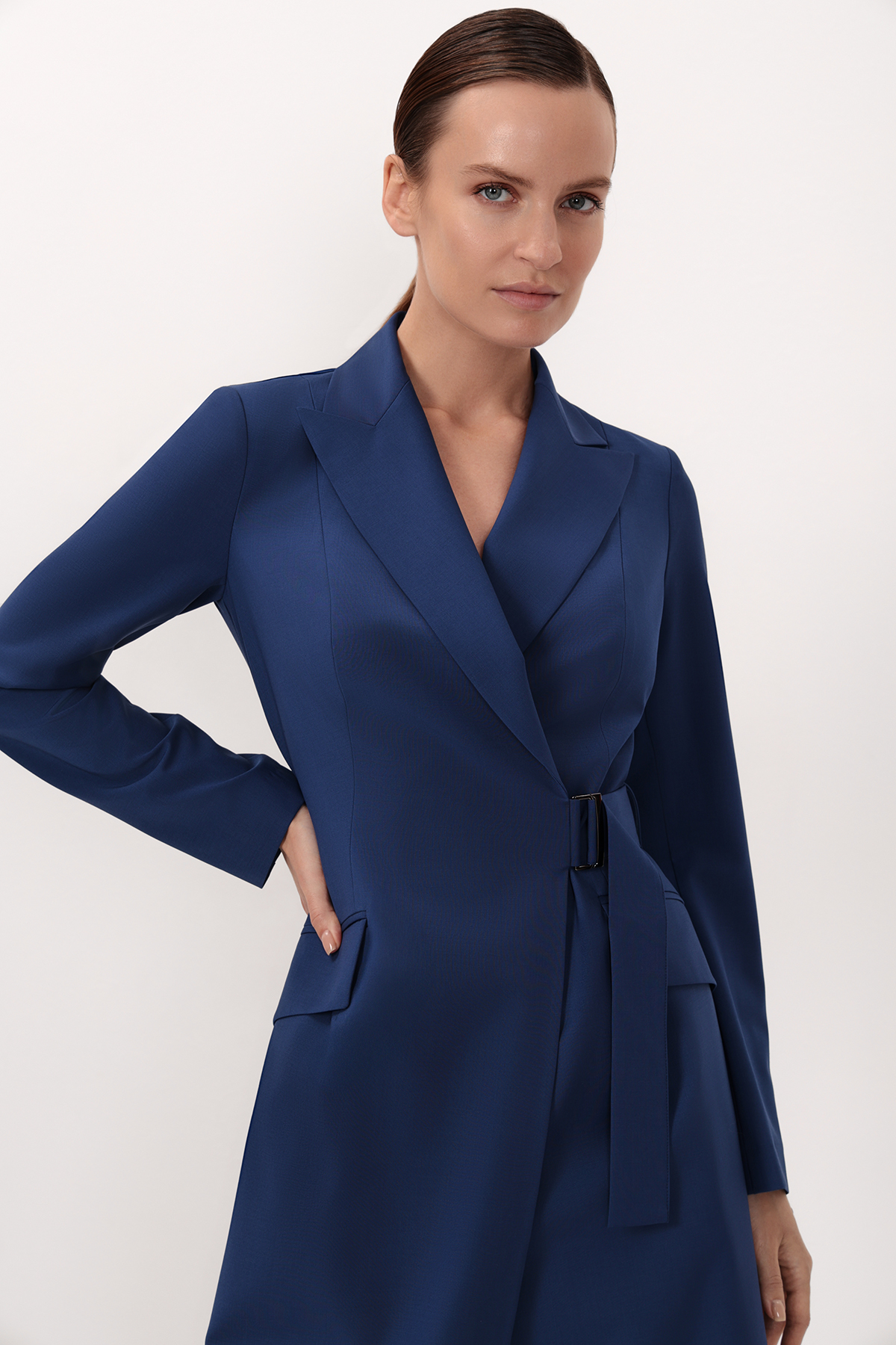 Платье VASSA&Co, пол женский, цвет синий