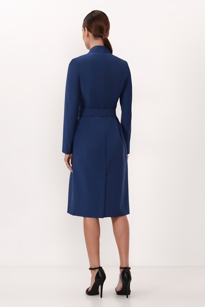 Платье VASSA&Co, пол женский, цвет синий, фото №4