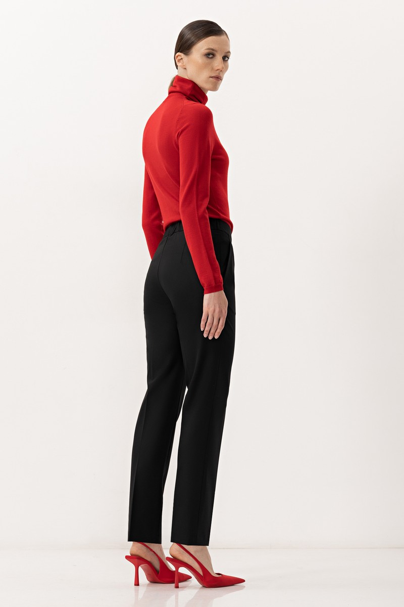 Брюки VASSA&Co, пол женский, цвет черный, фото №3