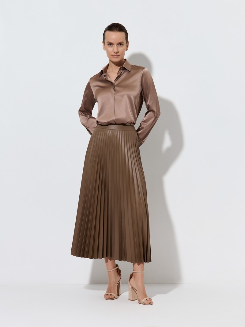 Blouse VASSA&Co, пол female, цвет Brown, фото №5