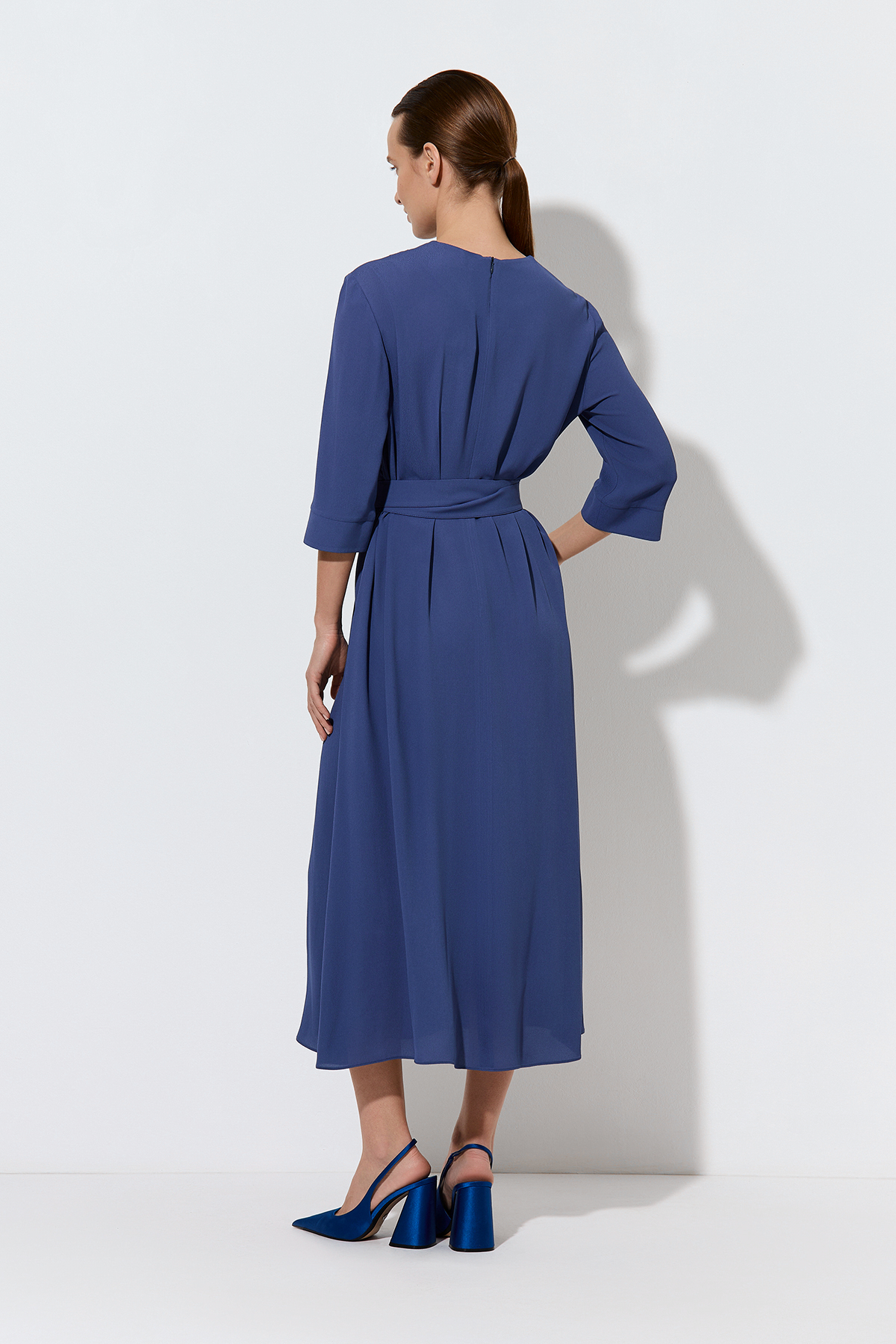 Платье , пол женский, цвет синий, фото №4