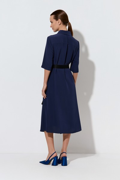 Платье , пол женский, цвет синий, фото №4