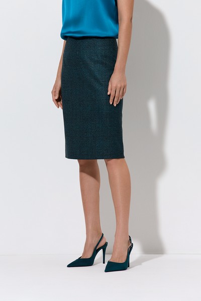 Skirt VASSA&Co, пол female, цвет зеленый, фото №4