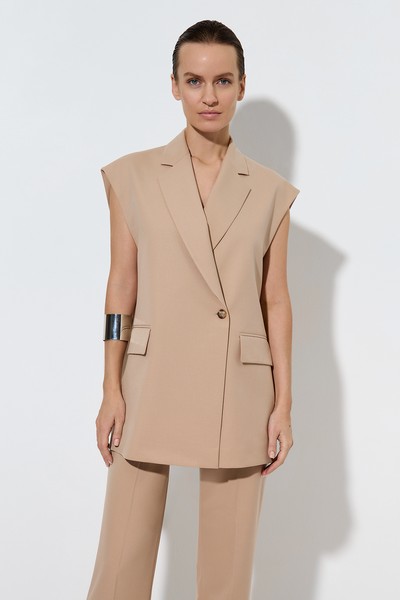 Vest , пол female, цвет бежевый, фото №12