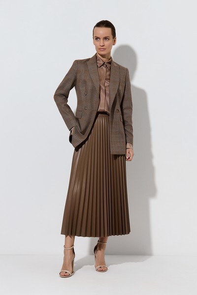 Skirt VASSA&Co, пол female, цвет brown, фото №4