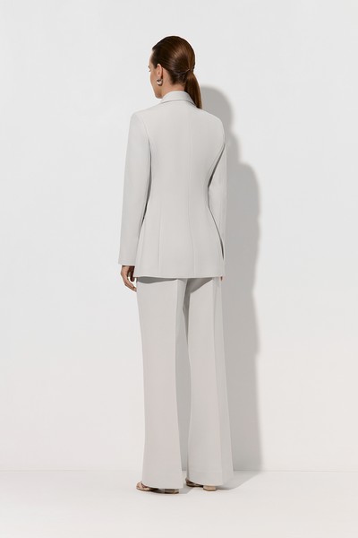 Однобортный жакет , пол женский, цвет белый, фото №2