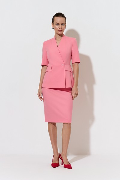 Skirt VASSA&Co, пол female, цвет pink, фото №7