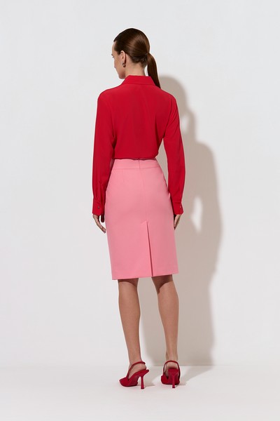 Skirt VASSA&Co, пол female, цвет pink, фото №6