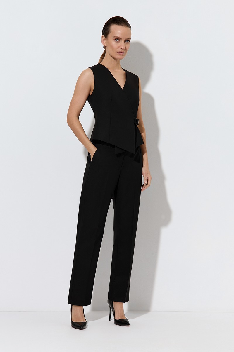 Vest female ЖИЛЕТ VASSA&Co Black 2