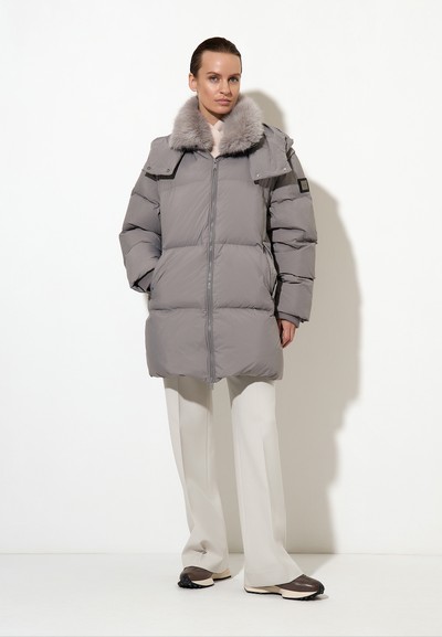 Пуховик VASSA&Co, пол женский, цвет серый, фото №2
