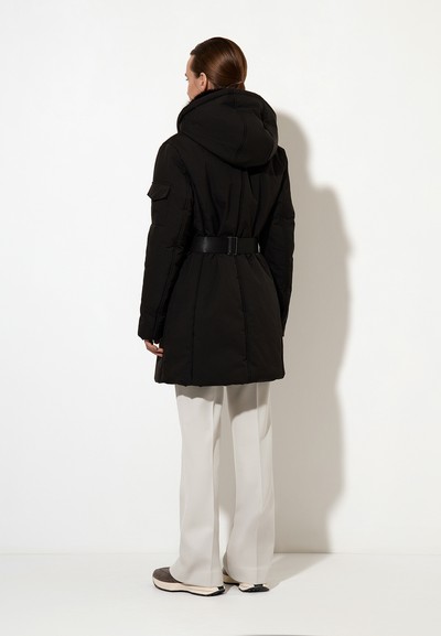 Утепленное пальто VASSA CODE, пол женский, цвет черный, фото №5