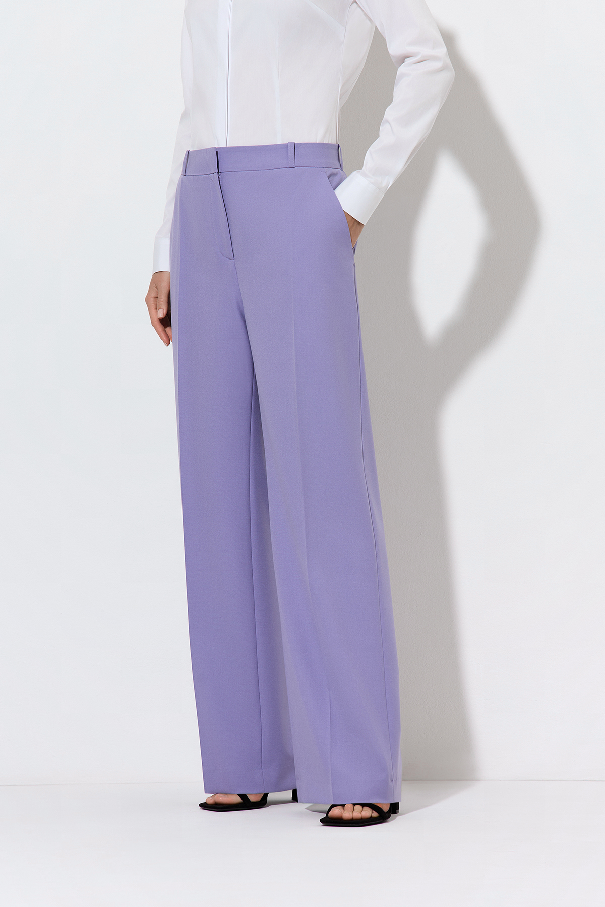 Брюки , пол женский, цвет фиолетовый, фото №9