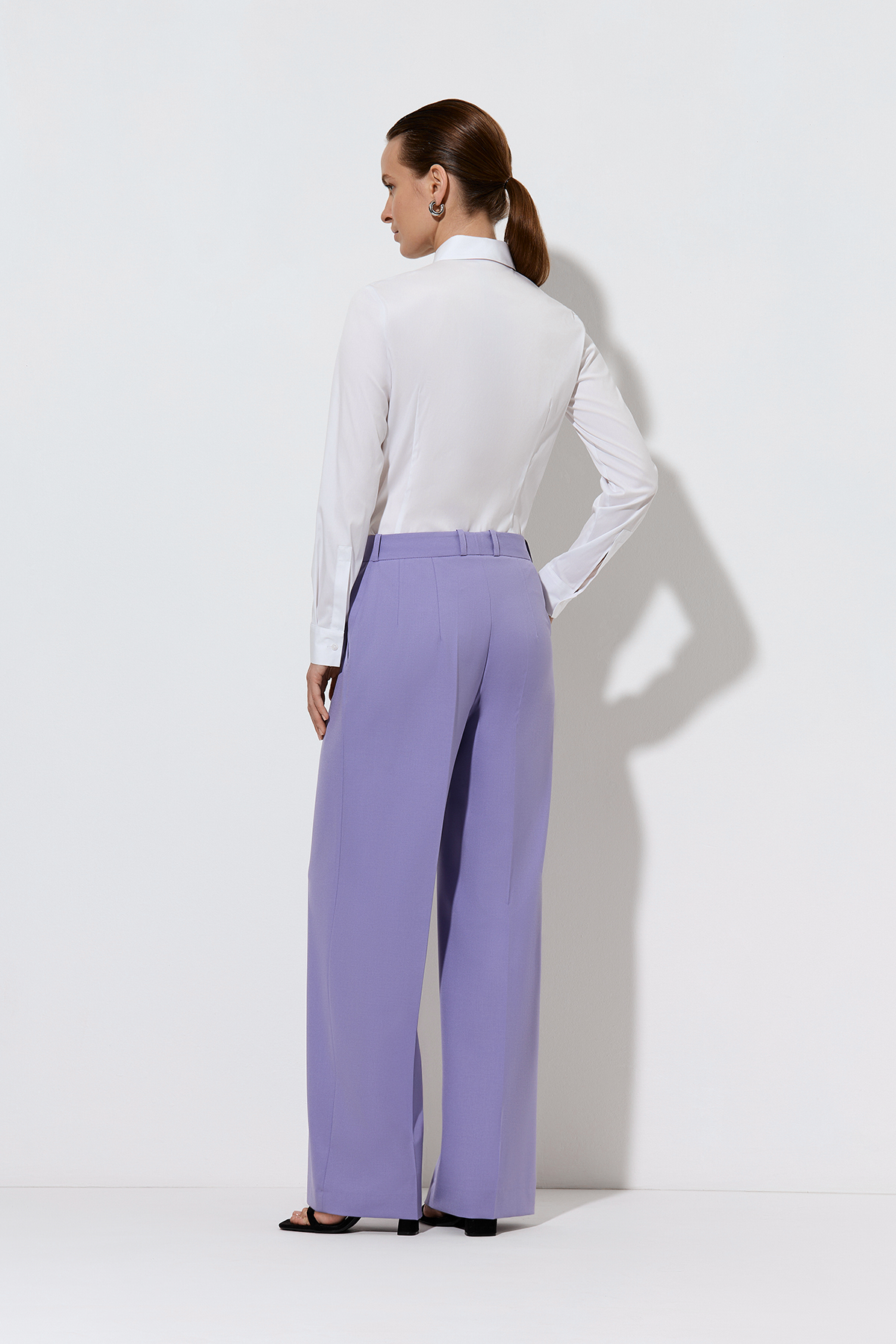 Брюки , пол женский, цвет фиолетовый, фото №10