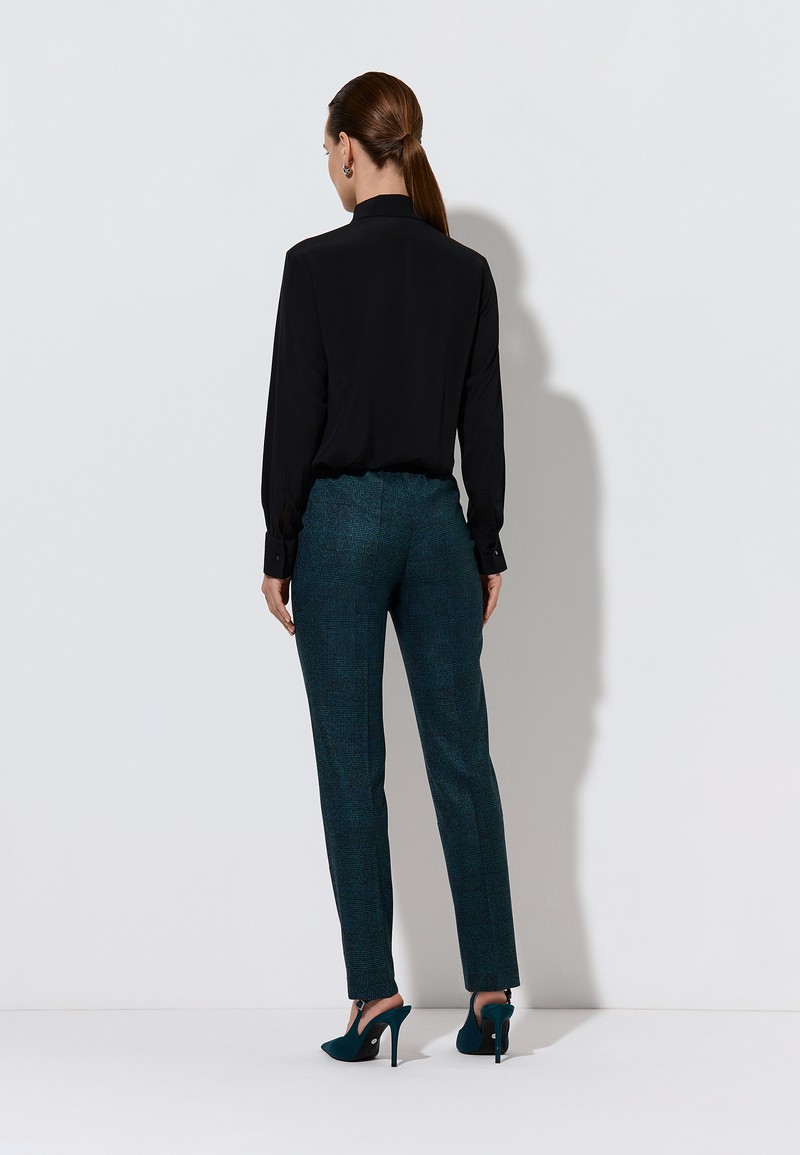 Trousers VASSA&Co, пол female, цвет зеленый, фото №4