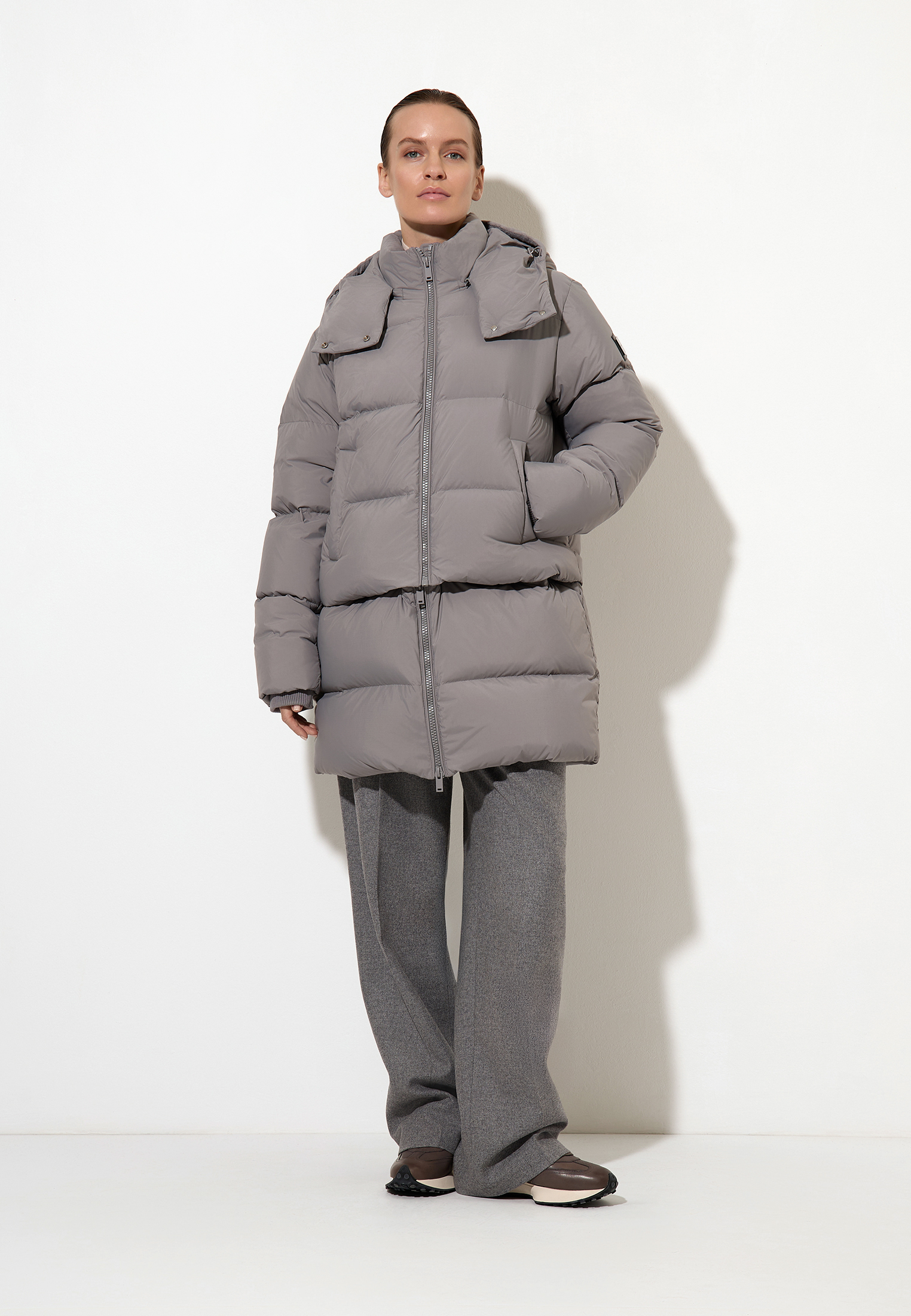 Coat VASSA&Co, пол female, цвет серый