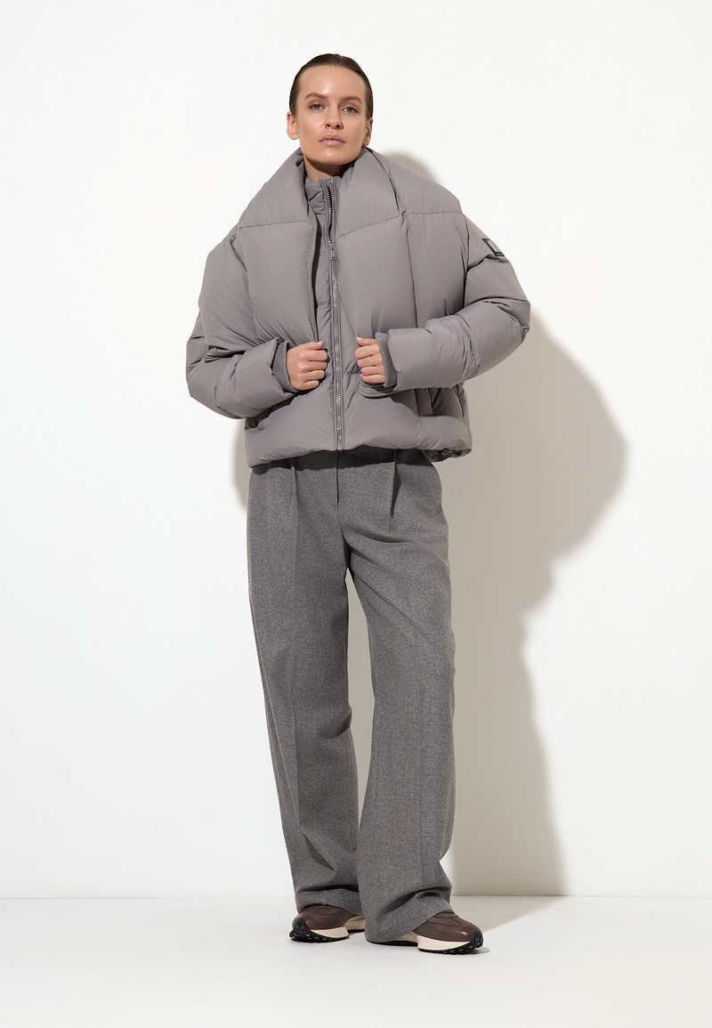 Coat VASSA&Co, пол female, цвет серый, фото №4