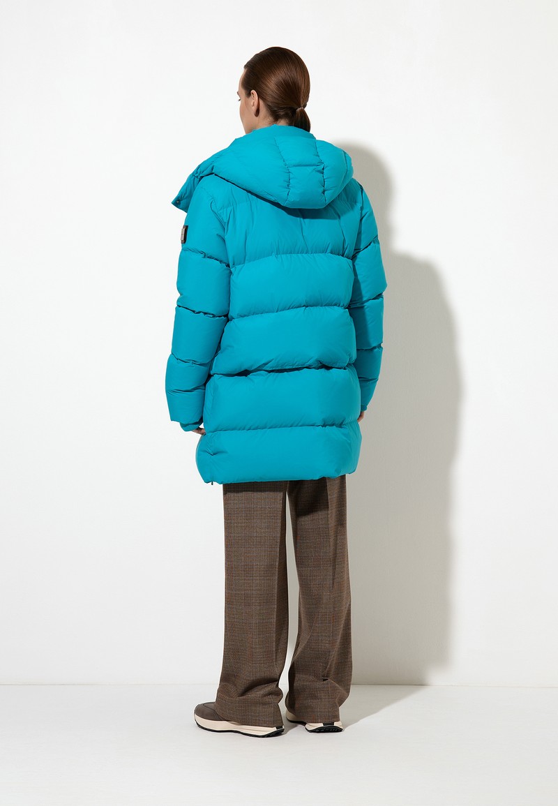 Пуховик-трансформер VASSA&Co, пол female, цвет голубой, фото №5