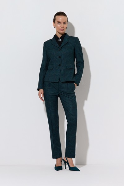 Жакет VASSA&Co, пол женский, цвет зеленый, фото №4