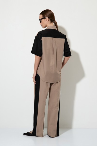 Trousers VASSA&Co, пол female, цвет brown, фото №12