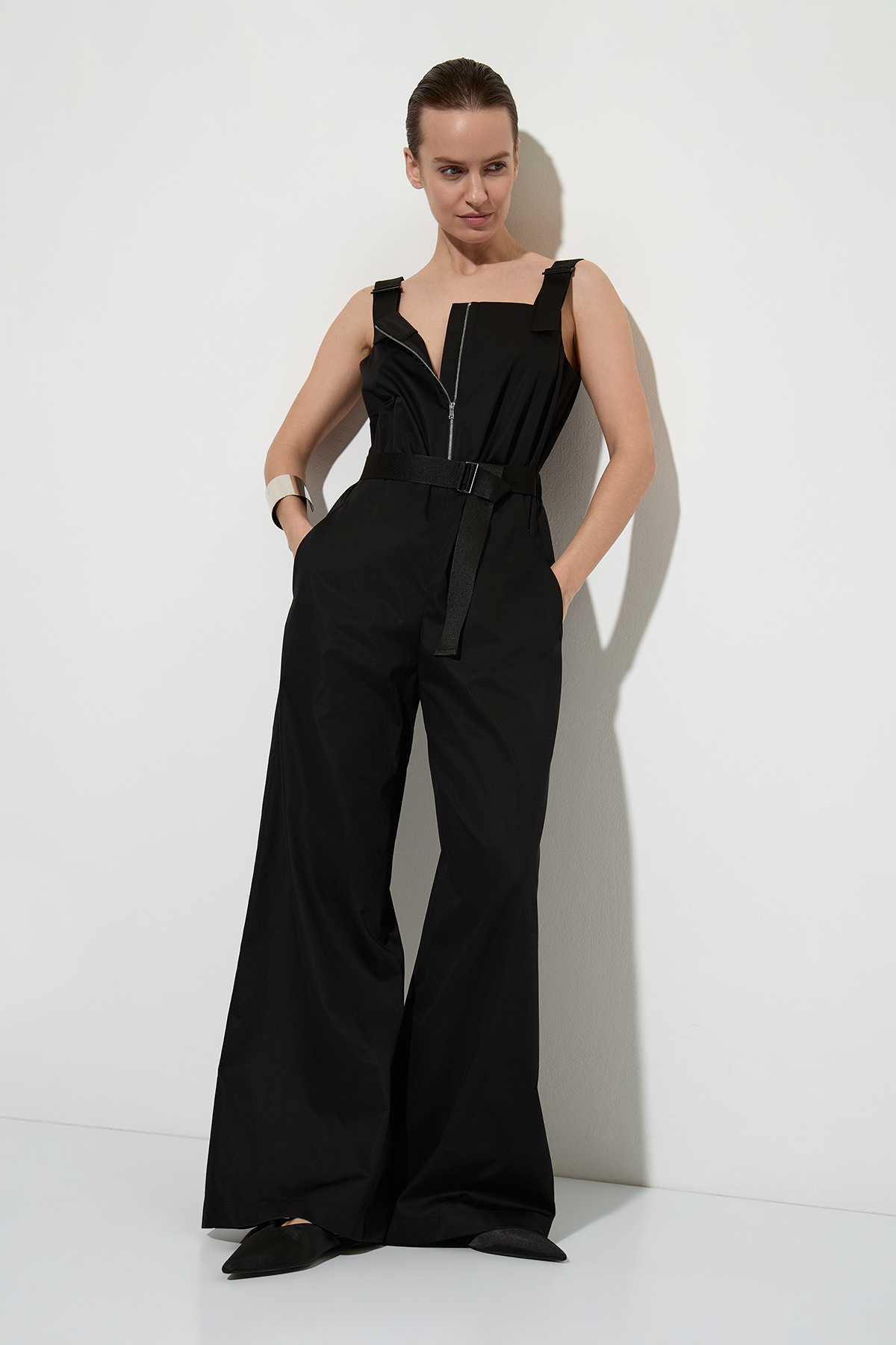 Комбинезон из хлопка , пол женский, цвет черный, фото №4
