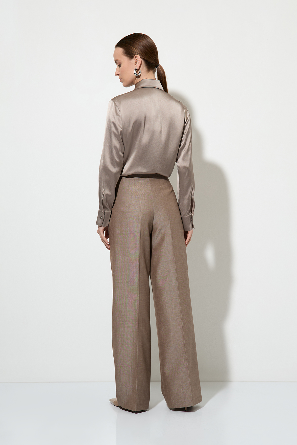 Blouse VASSA&Co, пол female, цвет серый, фото №7