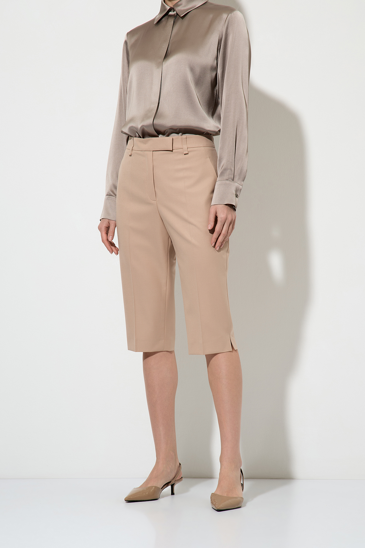 Бриджи VASSA&Co, пол женский, цвет бежевый, фото №2