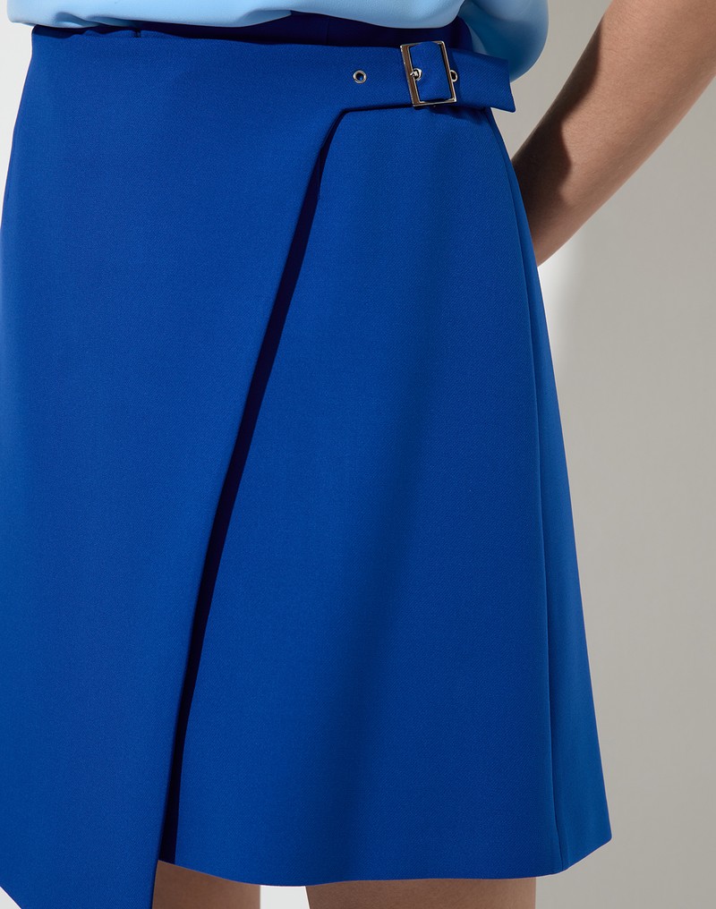 Skirt VASSA&Co, пол female, цвет синий, фото №2