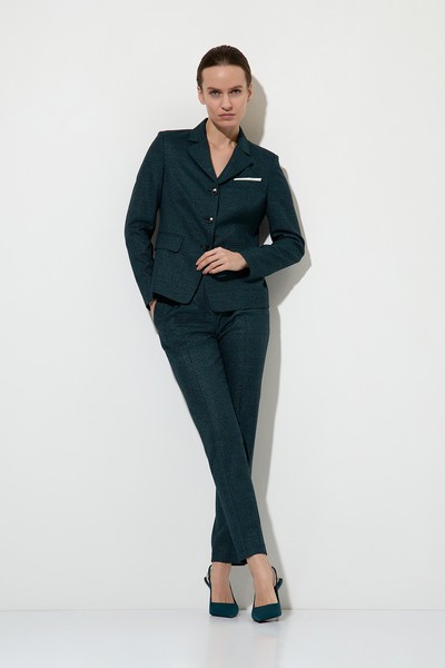 Жакет VASSA&Co, пол женский, цвет зеленый, фото №2