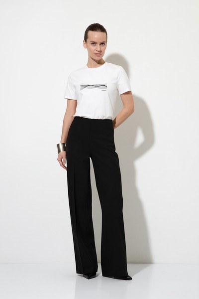 Trousers VASSA&Co, пол female, цвет black, фото №2