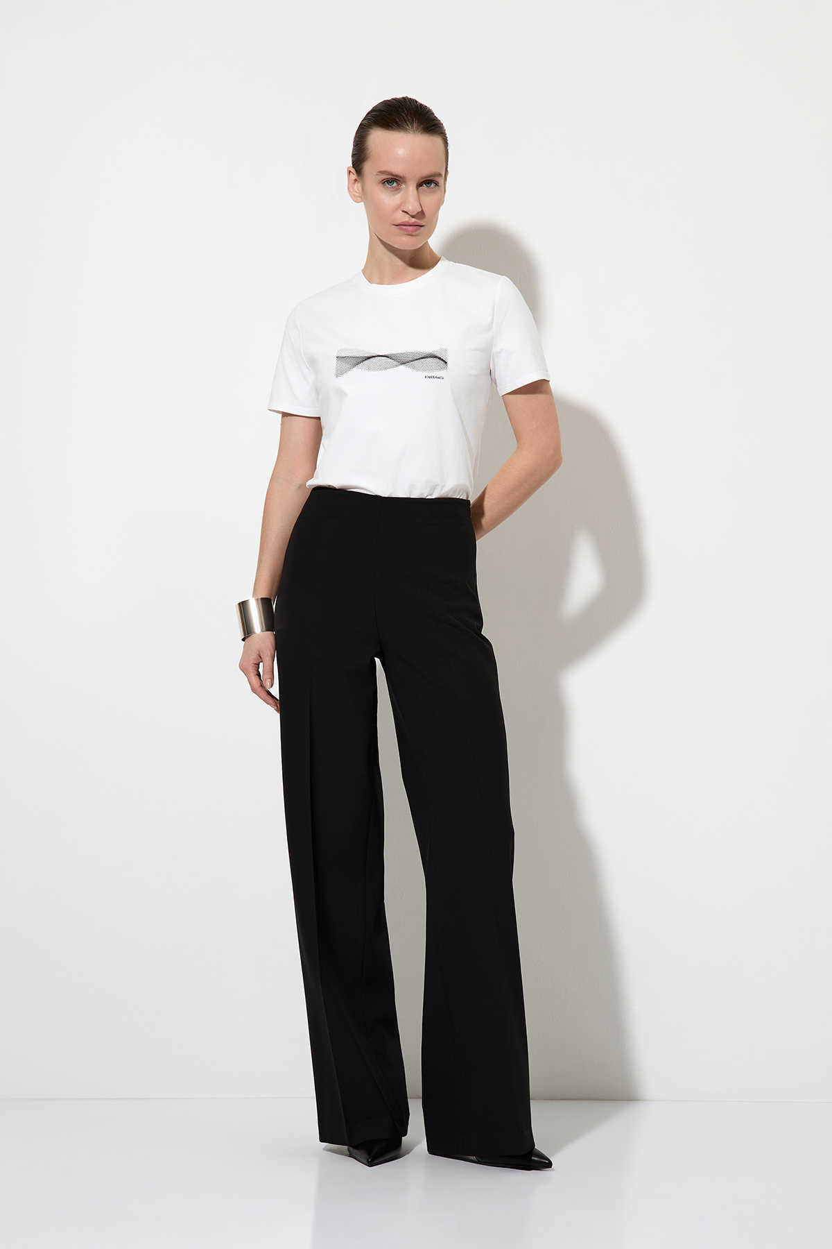 Футболка VASSA&Co, пол женский, цвет белый, фото №4