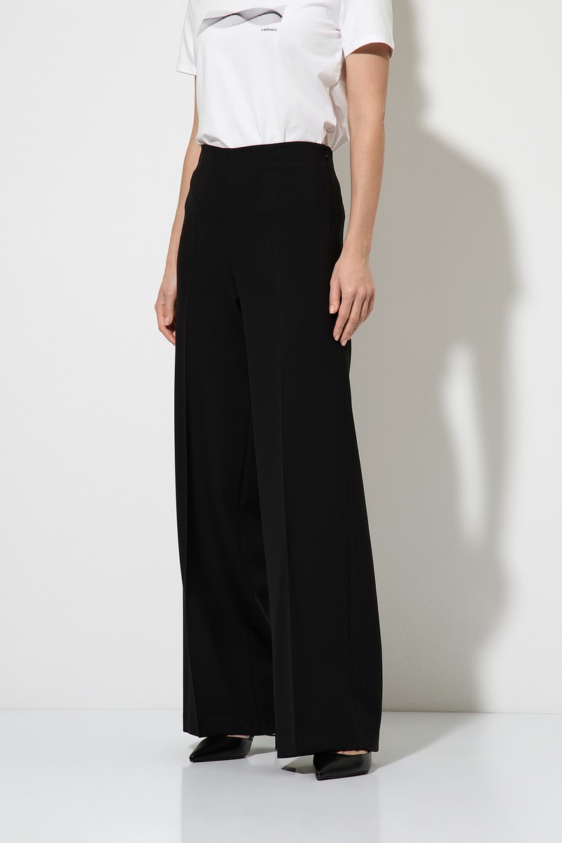 Брюки VASSA&Co, пол женский, цвет черный, фото №3