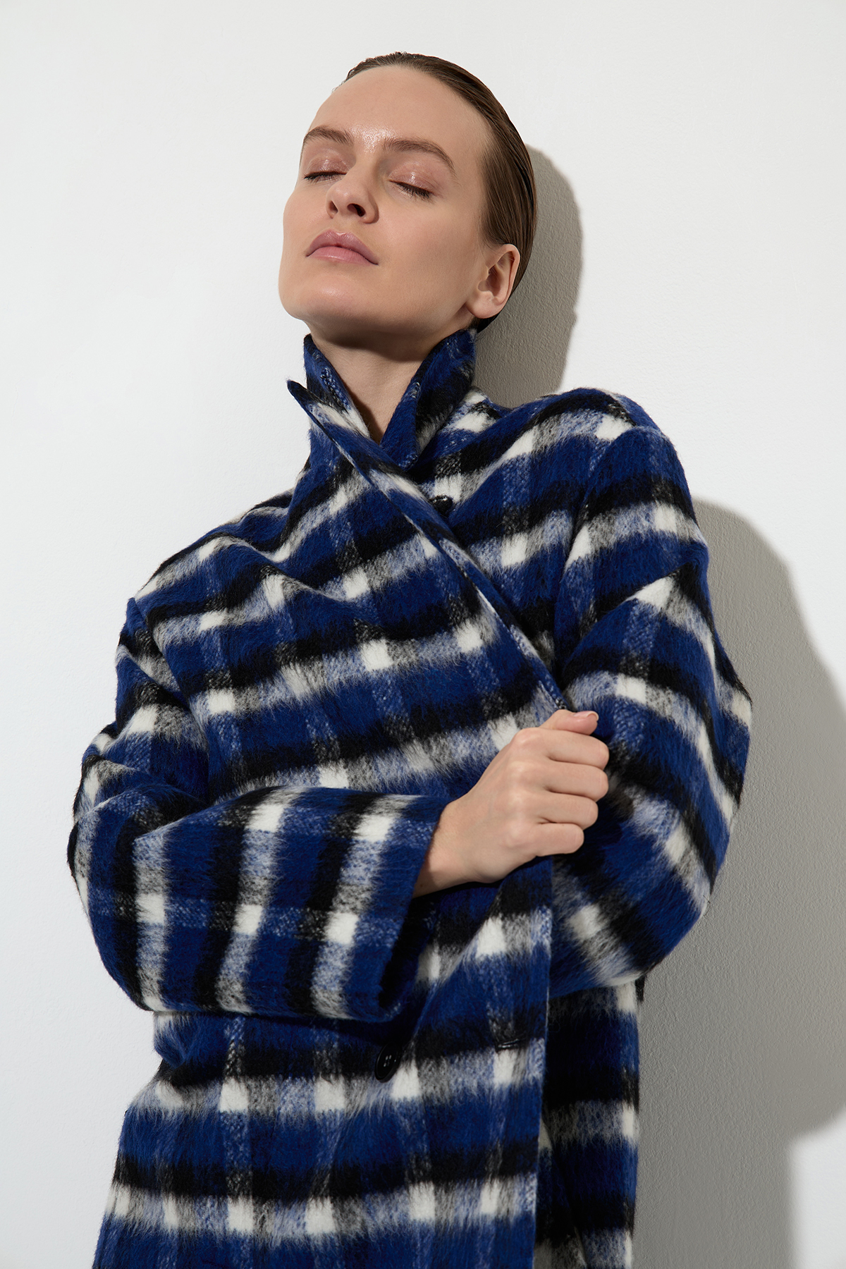 Пальто VASSA&Co, пол женский, цвет синий