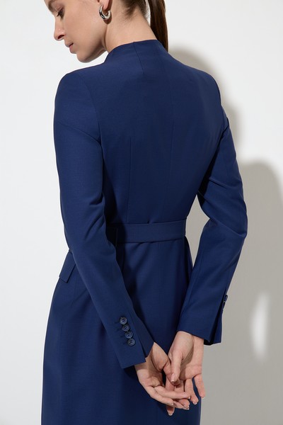 Dress VASSA&Co, пол female, цвет синий, фото №4