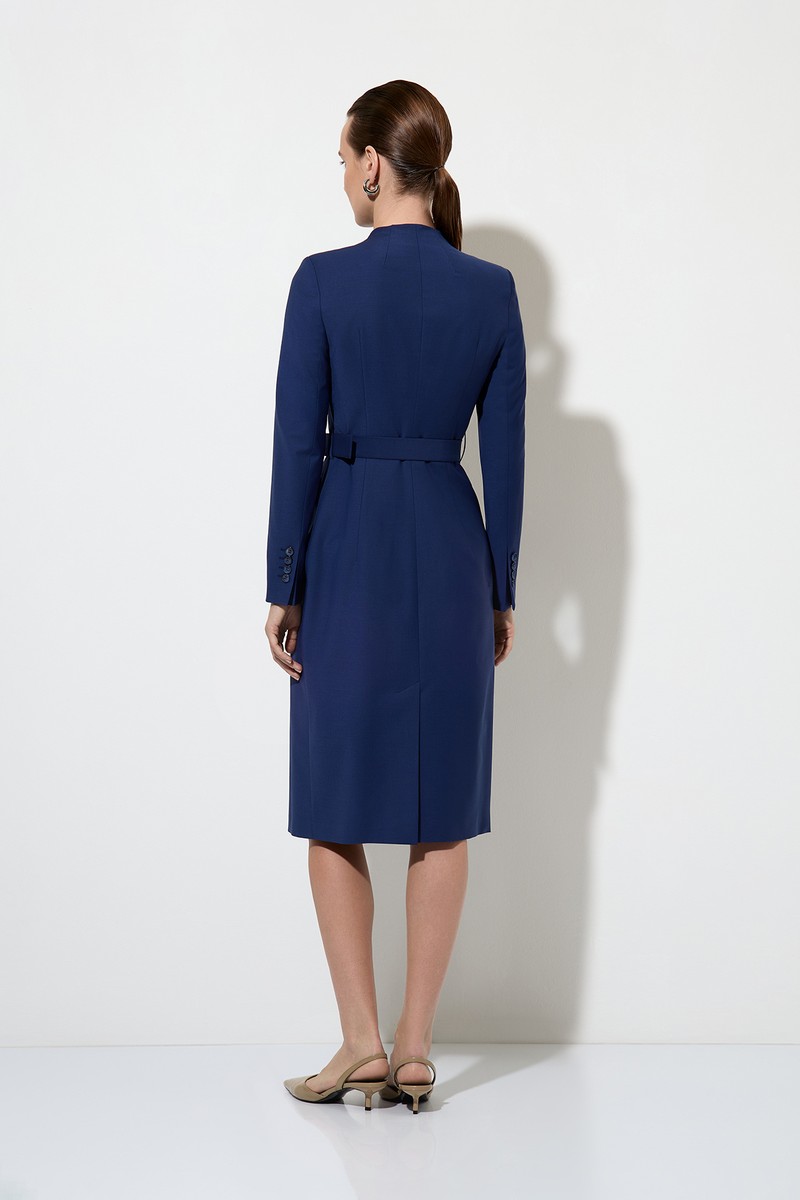 Платье VASSA&Co, пол женский, цвет синий, фото №6