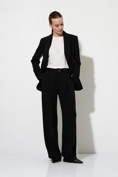 Жакет с контрастными вставками , пол женский, цвет черный, фото №3