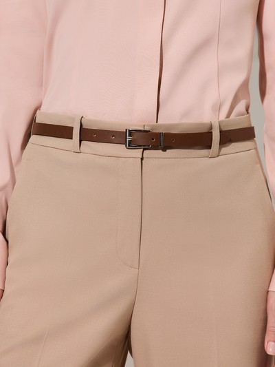 Ремень VASSA&Co, пол женский, цвет коричневый, фото №3