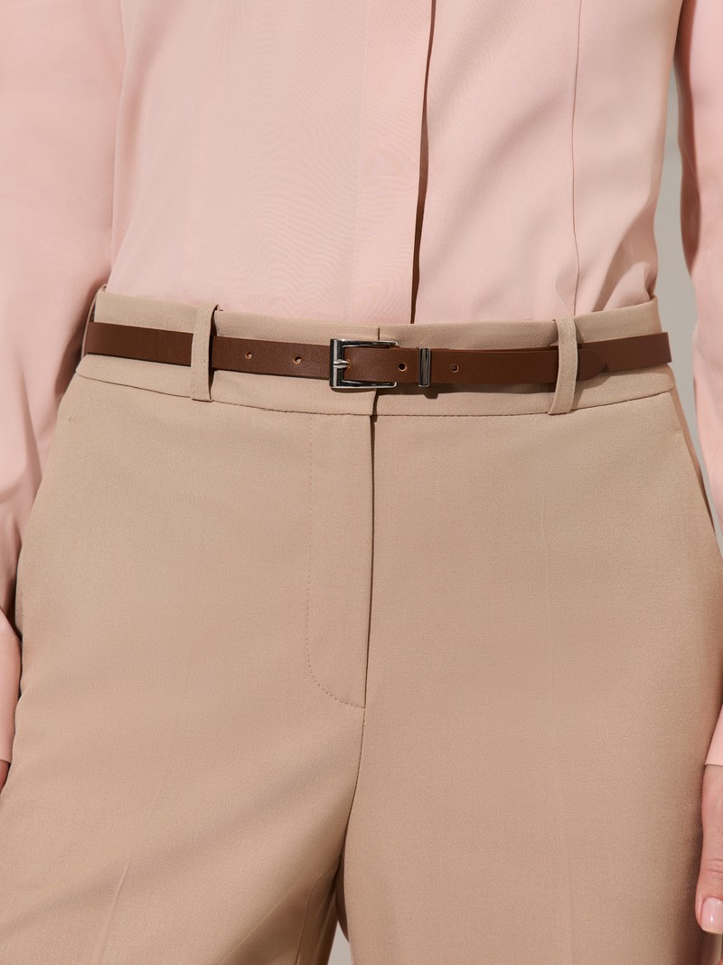 Ремень VASSA&Co, пол женский, цвет коричневый, фото №3