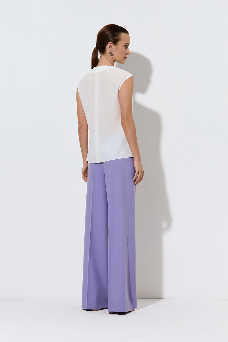 Blouse VASSA&Co, пол female, цвет white, фото №5