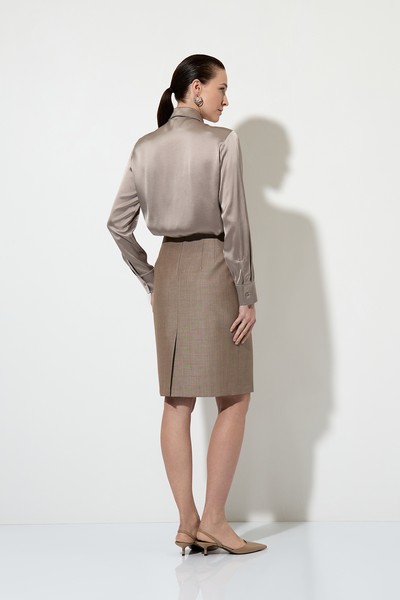 Skirt VASSA&Co, пол female, цвет brown, фото №3