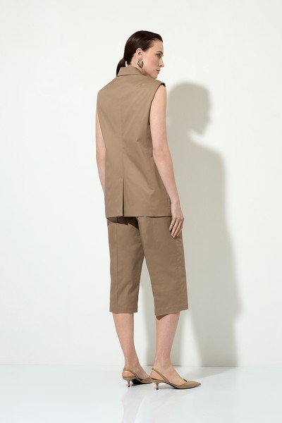 Vest VASSA&Co, пол female, цвет brown, фото №7