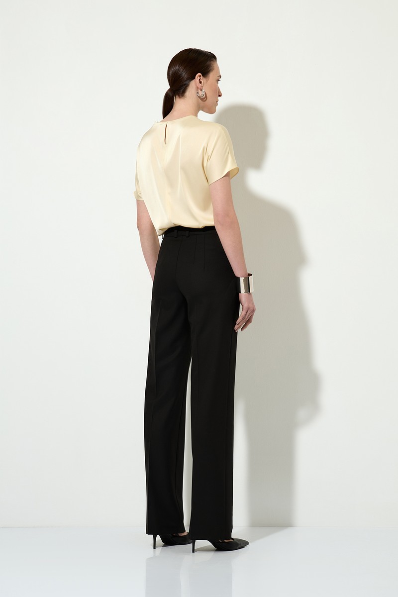 Брюки VASSA&Co, пол женский, цвет черный, фото №2