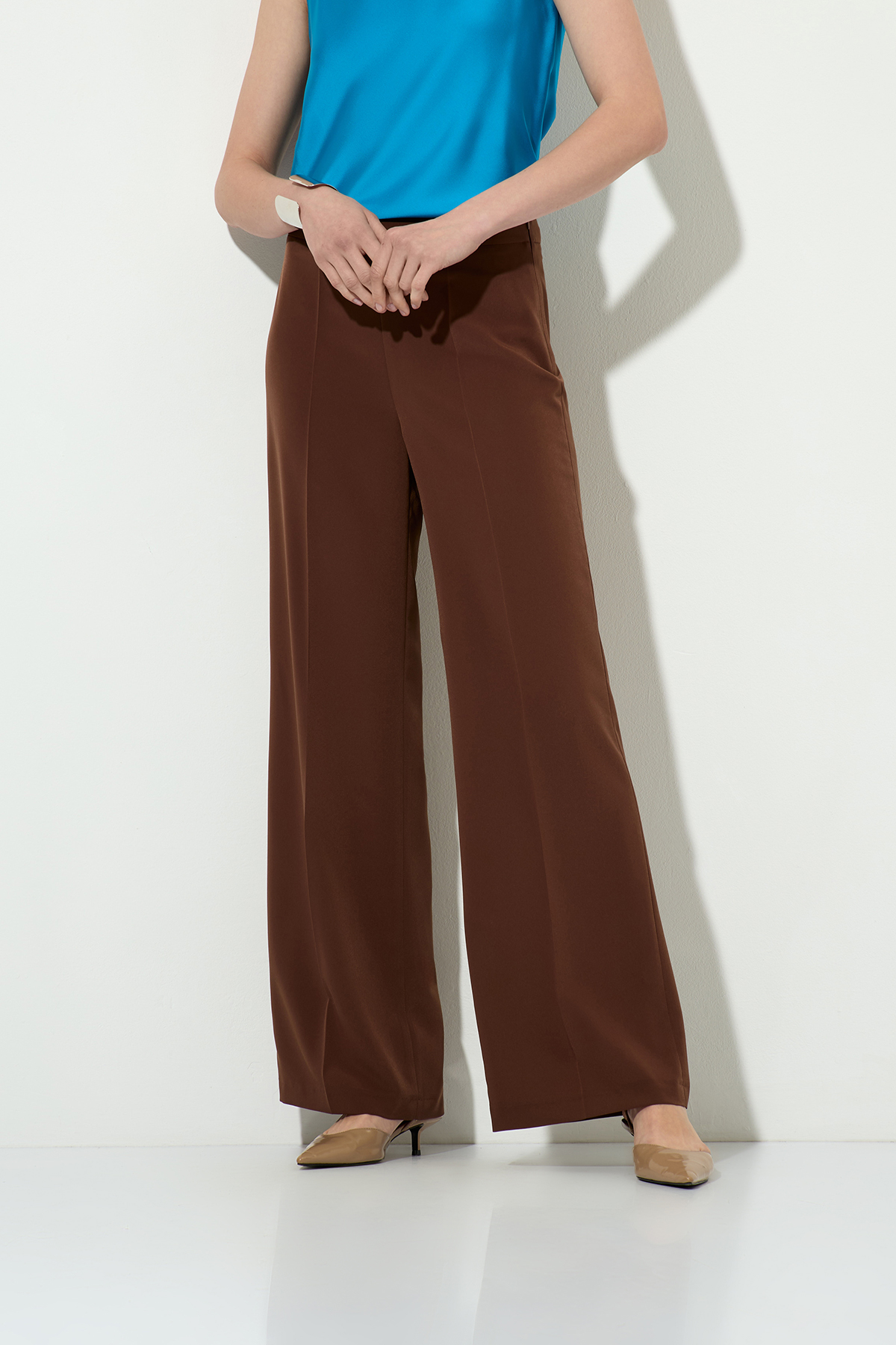 Брюки , пол женский, цвет коричневый, фото №4