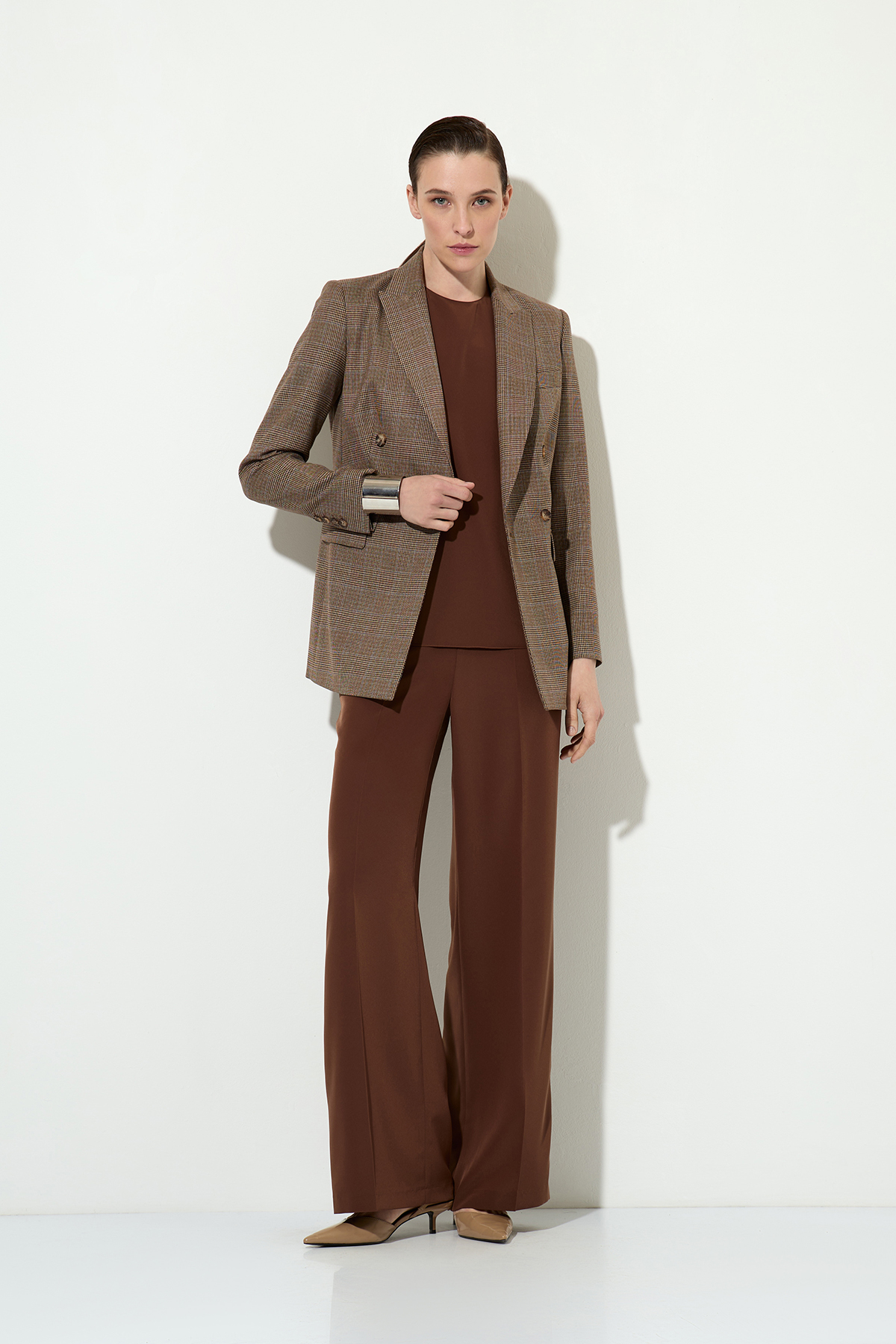 Брюки , пол женский, цвет коричневый, фото №5