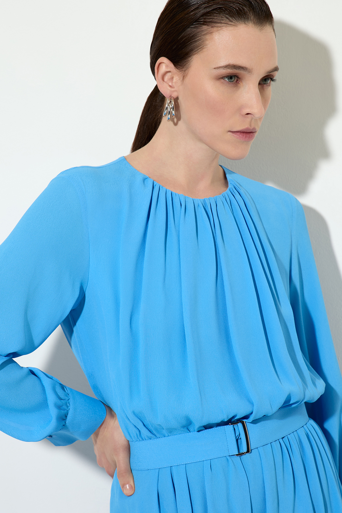 Платье , пол женский, цвет синий, фото №2