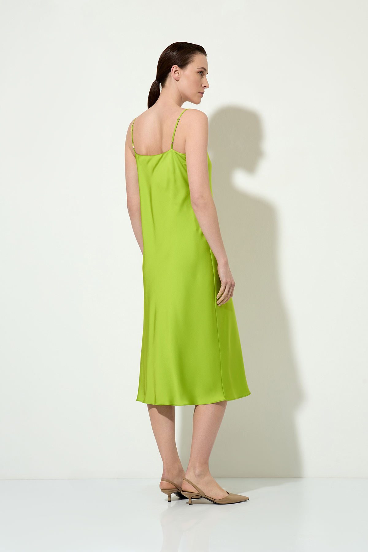 Платье-комбинация , пол женский, цвет зеленый, фото №2