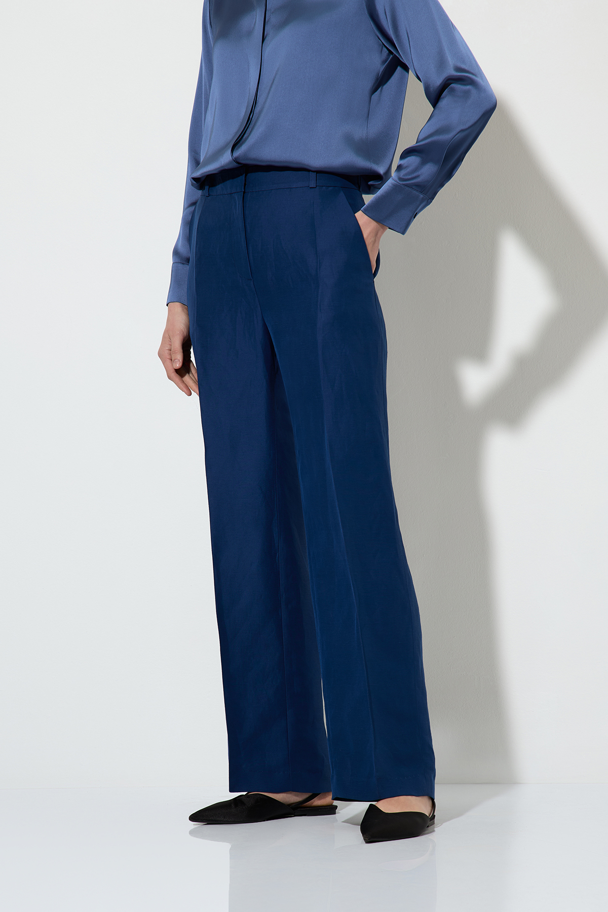 Trousers , пол female, цвет синий, фото №5