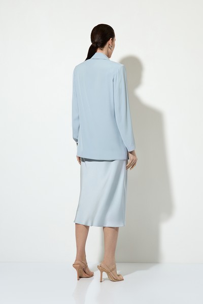 Jacket with a lightweight back , пол female, цвет голубой, фото №4