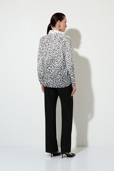 Блузка свободного силуэта VASSA&Co, пол женский, цвет белый, фото №5