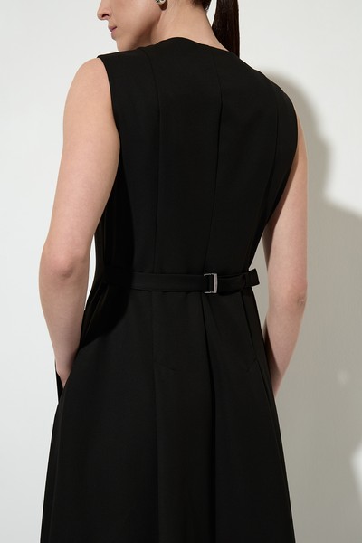 Sleeveless dress VASSA&Co, пол female, цвет black, фото №4