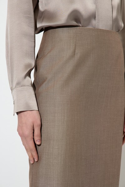 Skirt VASSA&Co, пол female, цвет brown, фото №2